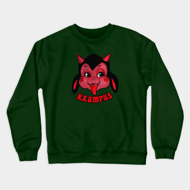 Krampus Cutie Crewneck Sweatshirt by MondoDellamorto